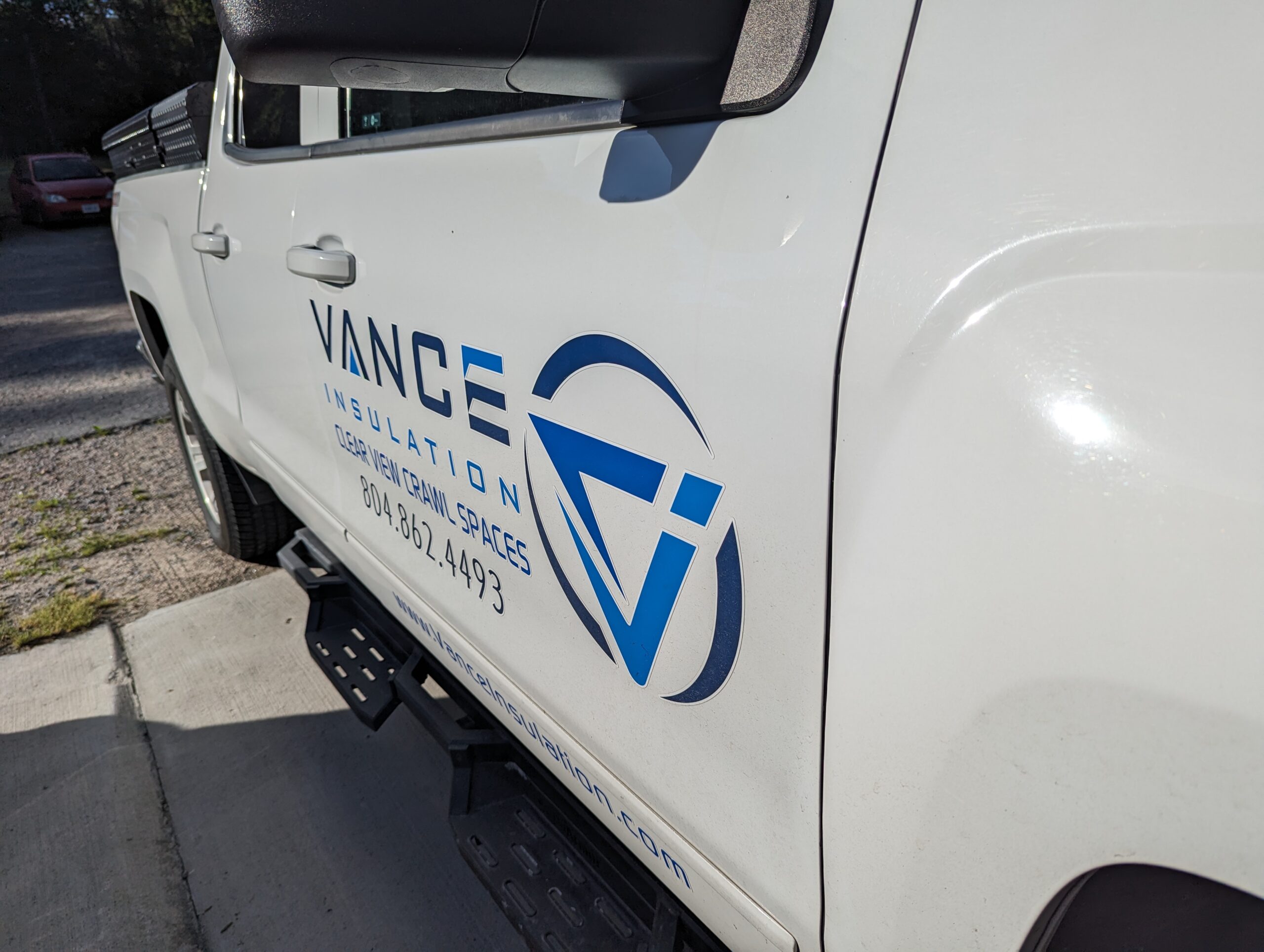 White truck with 